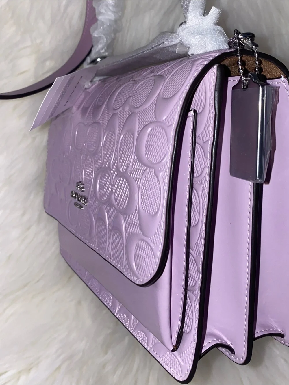 Coach 💜 Klare Crossbody Bag In Signature Leather New
